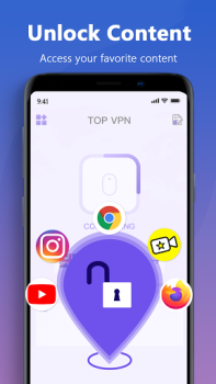 Herunterladen Top VPN - Fast, Secure & Free Unlimited Proxy Werkzeuge für Android Bildschirmfoto 2