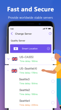 Herunterladen Top VPN - Fast, Secure & Free Unlimited Proxy Werkzeuge für Android Bildschirmfoto 3
