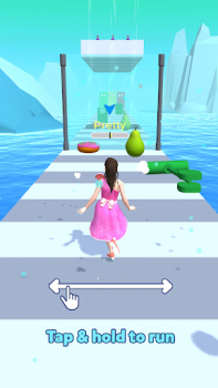 Herunterladen Girl Runner 3D Gelegentlich für Android Bildschirmfoto 6