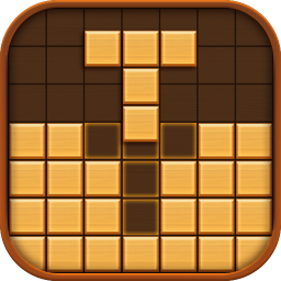 Logo Holzblock Puzzle - Blockspiel