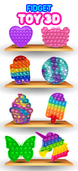Herunterladen Pop It Fidget Toy 3D Simulatoren für Android Bildschirmfoto 5