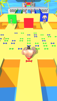 Herunterladen Muscle Race 3D Rennen für Android Bildschirmfoto 4