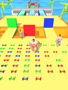 Herunterladen Muscle Race 3D Rennen für Android Bildschirmfoto 5