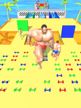 Herunterladen Muscle Race 3D Rennen für Android Bildschirmfoto 7