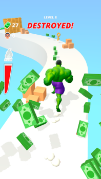 Herunterladen Muscle Rush - Rennspiele Gelegentlich für Android Bildschirmfoto 2