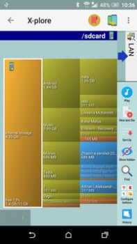 Herunterladen X-plore File Manager Werkzeuge für Android Bildschirmfoto 4