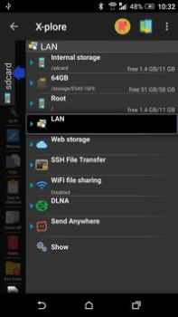 Herunterladen X-plore File Manager Werkzeuge für Android Bildschirmfoto 6