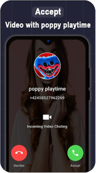 Herunterladen Poppy Playtime horror fake call video Personalisierung für Android Bildschirmfoto 4