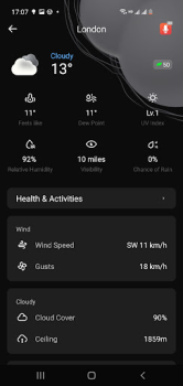Herunterladen Wettervorhersage Wetter für Android Bildschirmfoto 6