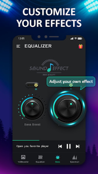 Herunterladen Bassverstärker&Vol-Equalizer Musik und Audio für Android Bildschirmfoto 2