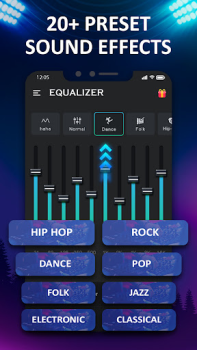 Herunterladen Bassverstärker&Vol-Equalizer Musik und Audio für Android Bildschirmfoto 3