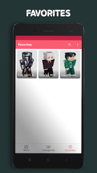 Herunterladen Skins for Minecraft PE Personalisierung für Android Bildschirmfoto 5
