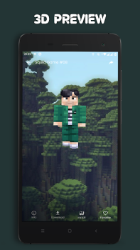 Herunterladen Skins for Minecraft PE Personalisierung für Android Bildschirmfoto 7