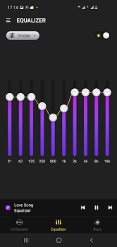 Herunterladen Equalizer & Lautstärkeanhebung Musik und Audio für Android Bildschirmfoto 4