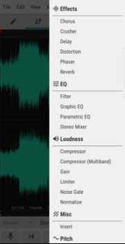 Herunterladen WaveEditor | Audiorecorder Musik und Audio für Android Bildschirmfoto 5