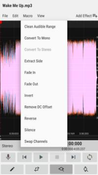 Herunterladen WaveEditor | Audiorecorder Musik und Audio für Android Bildschirmfoto 7