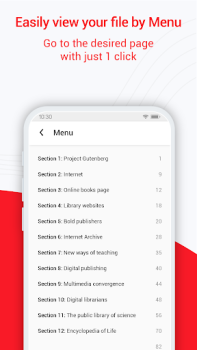 Herunterladen PDF-Reader, PDF-Viewer Arbeit für Android Bildschirmfoto 5