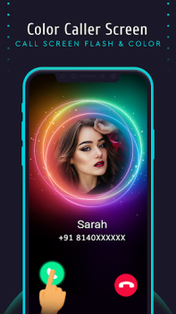 Herunterladen Color Caller Screen Werkzeuge für Android Bildschirmfoto 5