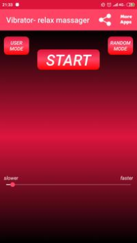 Herunterladen Сильный вибратор - Массажер Gesundheit & Fitness für Android Bildschirmfoto 2