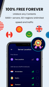 Herunterladen Super VPN - Fast Private Proxy Werkzeuge für Android Bildschirmfoto 3