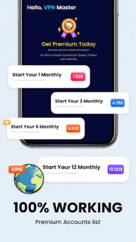 Herunterladen Super VPN - Fast Private Proxy Werkzeuge für Android Bildschirmfoto 6