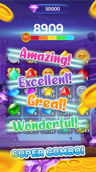 Herunterladen Gem Planet Merger - Diamond Winner Gelegentlich für Android Bildschirmfoto 3