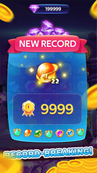 Herunterladen Gem Planet Merger - Diamond Winner Gelegentlich für Android Bildschirmfoto 4