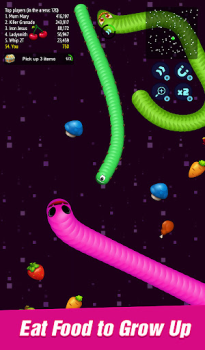Herunterladen Worm.io: Slither Zone Aktion für Android Bildschirmfoto 2