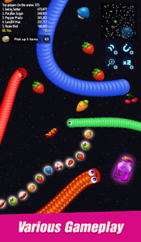 Herunterladen Worm.io: Slither Zone Aktion für Android Bildschirmfoto 3