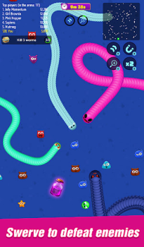Herunterladen Worm.io: Slither Zone Aktion für Android Bildschirmfoto 5