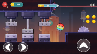 Herunterladen Rainbow Ball Adventure Abenteuer für Android Bildschirmfoto 3
